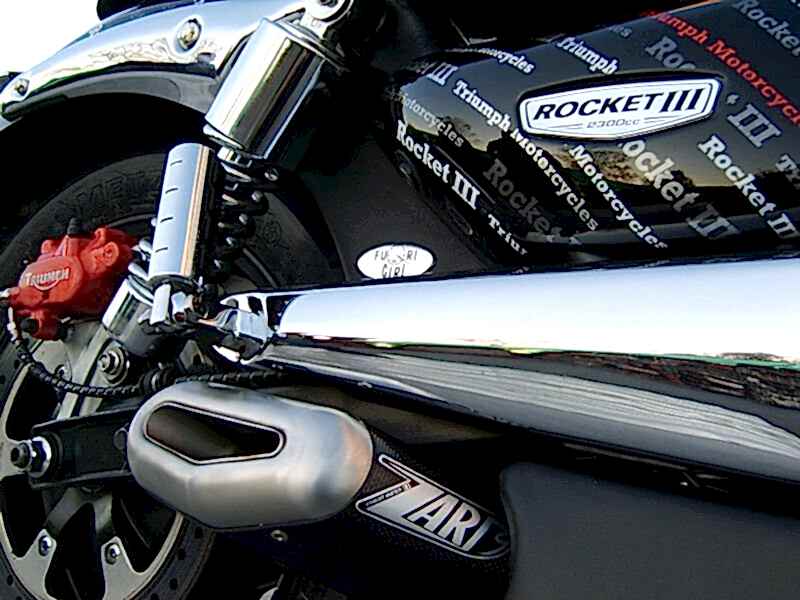 TRIUMPH ROCKET III EGZOZ | (ABS YOK) ''PENTA'' SLIP-ON (06-16)