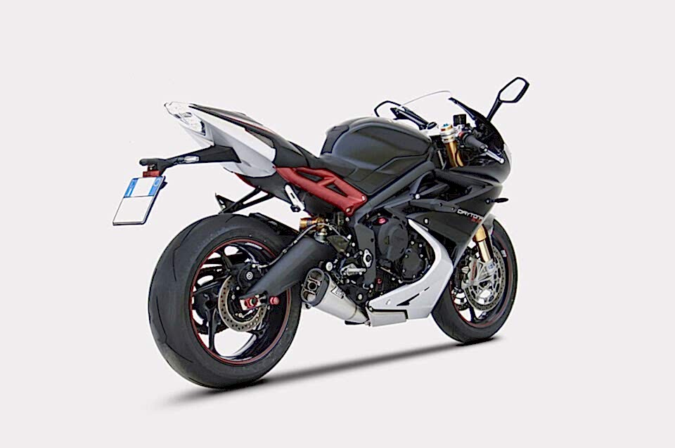 TRIUMPH DAYTONA 675 EGZOZ | ''SHORT'' SLIP-ON (13-16)