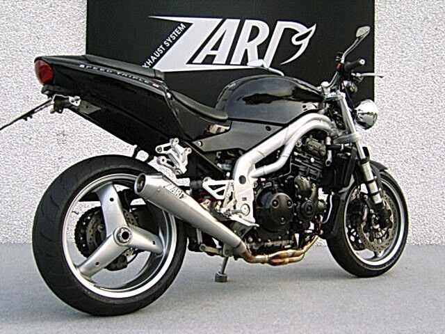 TRIUMPH SPEED TRIPLE 955 EGZOZ /''CONICAL'' SLIP-ON (02-04)