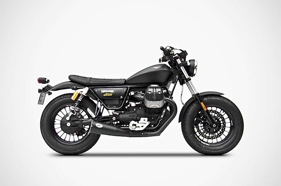 MOTO GUZZI V9 BOBBER/ROAMER EGZOZ | ''BIG'' SLIP-ONS (16-23)