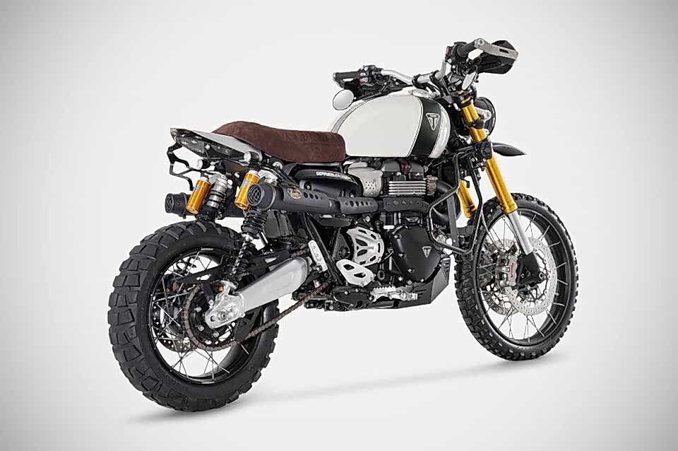 TRIUMPH SCRAMBLER 1200 EGZOZ |2>2  FULL SİSTEM (19-23)
