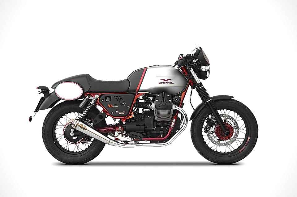 MOTO GUZZI V7 II RACER EGZOZ | ''RACER'' SLIP-ON (15-17)