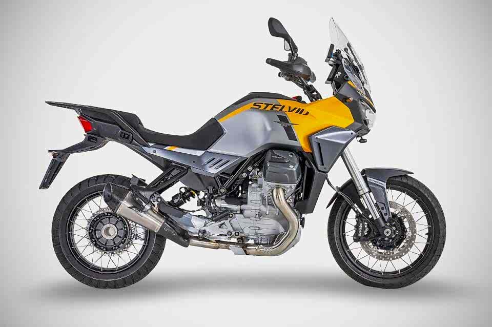 MOTO GUZZI STELVIO EGZOZ | SLIP-ON (24-25)