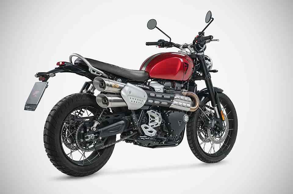 TRIUMPH SCRAMBLER 1200 EGZOZ | SLIP-ONS (24-25)