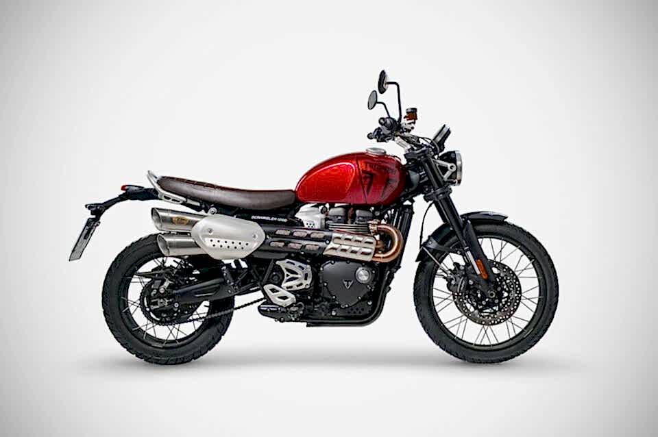 TRIUMPH SCRAMBLER 1200 EGZOZ | SLIP-ONS (24-25)