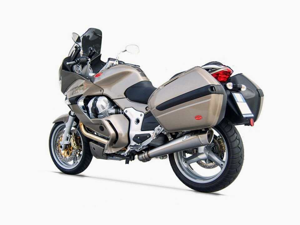 MOTO GUZZI NORGE EGZOZ | ''CONICAL'' SLIP-ON (11-16)