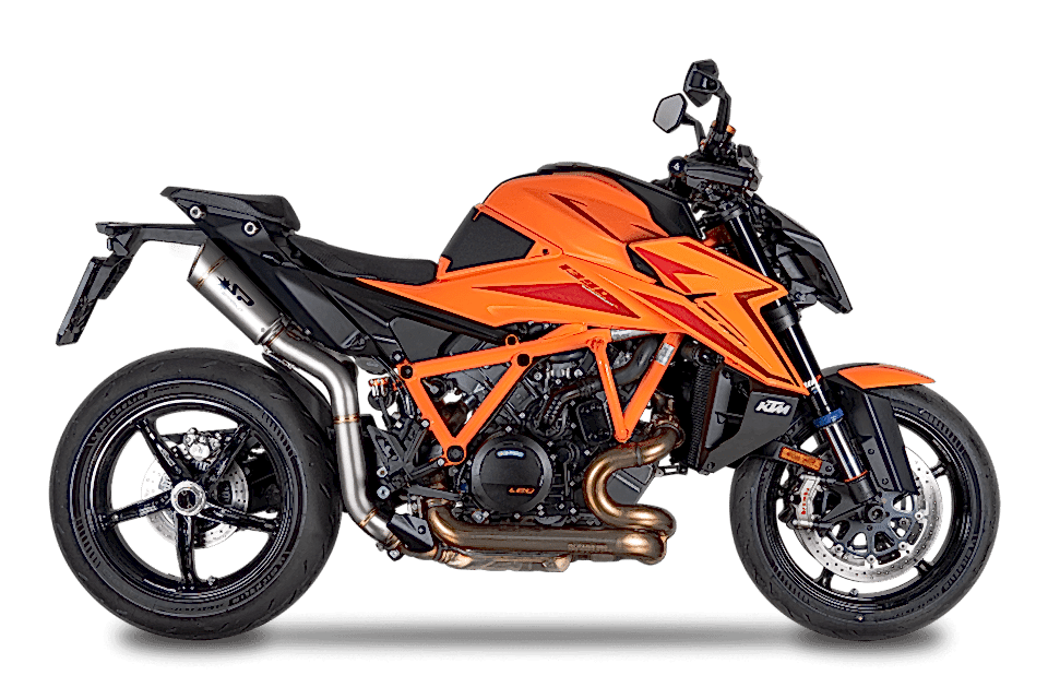 KTM 1390 SUPER DUKE R/R EVO  EGZOZ | SLIP-ONS ''GRID-O'' (24-26)