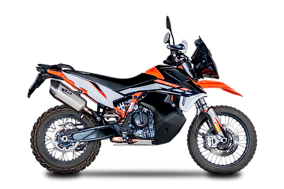 KTM 890 ADV. EGZOZ | SLIP-ON '' FIGHTER-EVO'' (21-26)