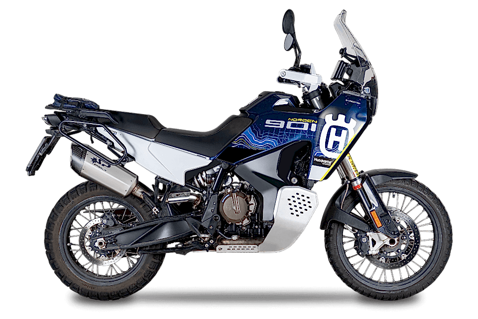 HUSQVARNA NORDEN 901 EGZOZ | SLIP-ON '' FIGHTER EVO''  (22-26)