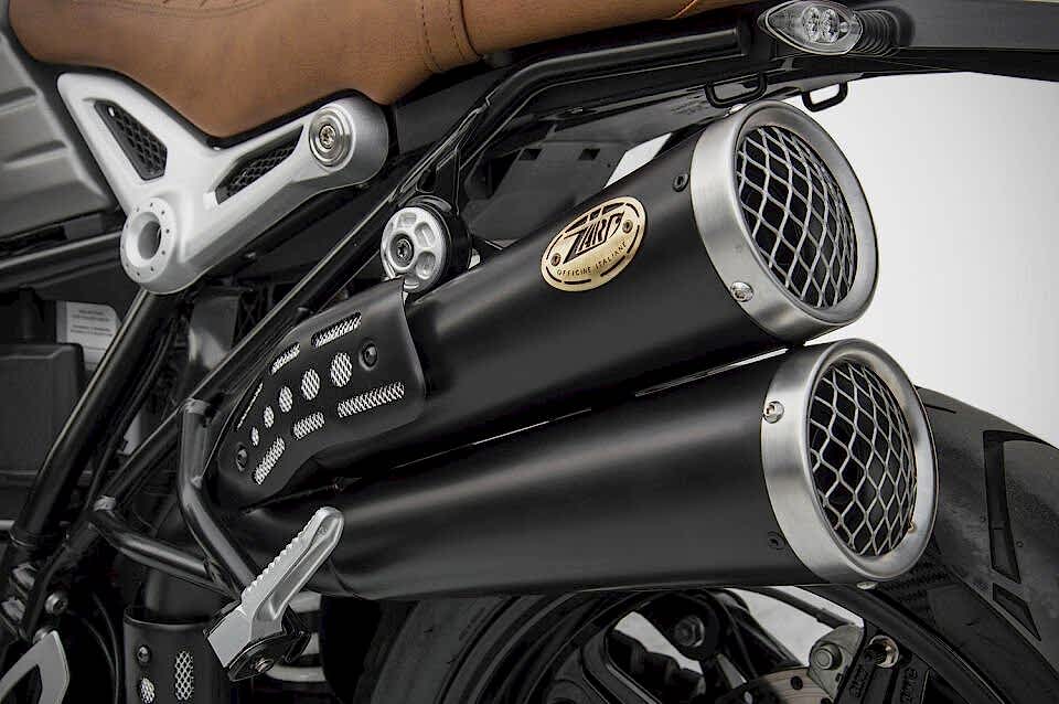 BMW R nine T Scrambler EGZOZ | ''THUNDERBOLT'' SLIP-ON (21-23)