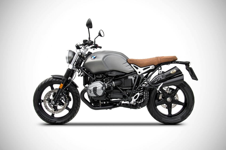 BMW R nine T Scrambler EGZOZ | ''HARDY'' SLIP-ON (21-23)