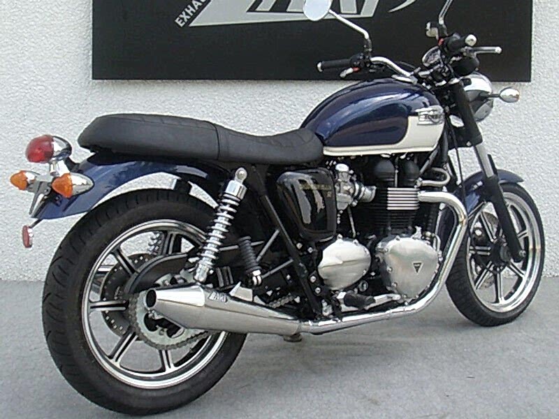 TRIUMPH BONNEVILLE T100 SE EGZOZ | ''CONICAL'' SLIP-ON (08-16)