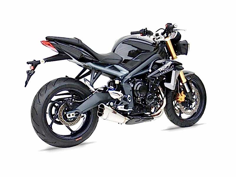 TRIUMPH STREET TRIPLE 675 EGZOZ | ''SHORT'' SLIP-ON (13-16)