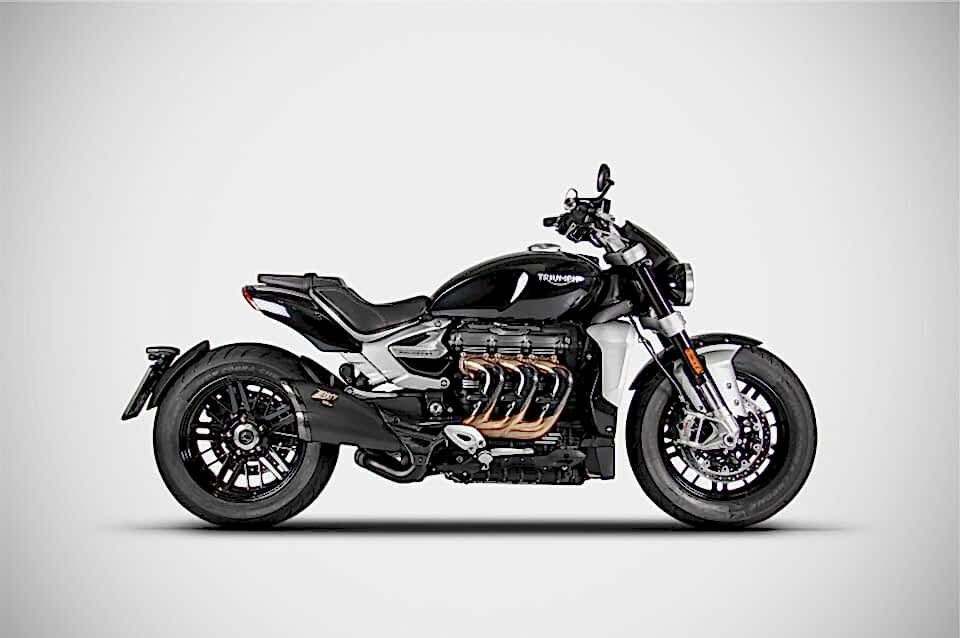 TRIUMPH ROCKET III EGZOZ | SLIP-ON (21-23)