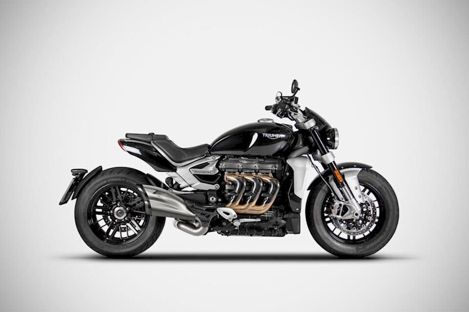 TRIUMPH ROCKET III EGZOZ | SLIP-ON (21-23)