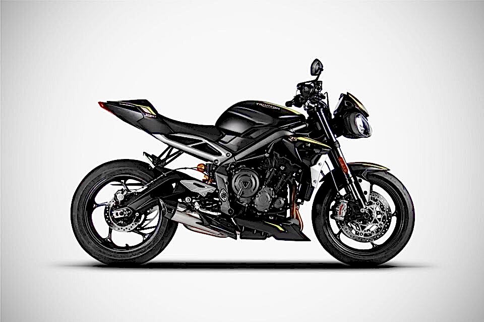 TRIUMPH STREET TRIPLE 765 EGZOZ | SLIP-ON (20-22)