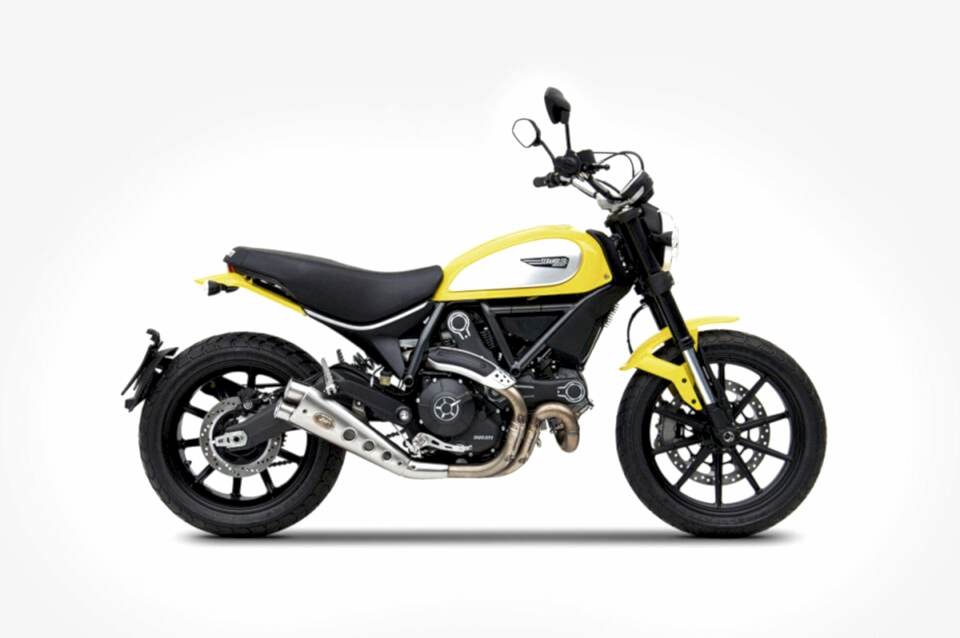 DUCATI SCRAMBLER 800 EGZOZ | ''SPECIAL ED.'' SLIP-ON (17-20)