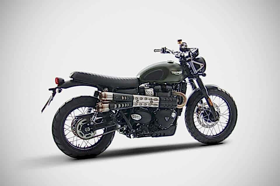 TRIUMPH SCRAMBLER 900 EGZOZ | CONICAL ''SLIP-ON'' (21-23)